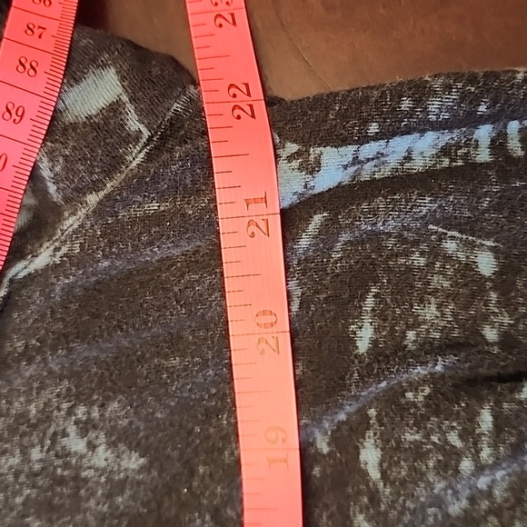 Filter Distressed T-shirt XLARGE Yeal Blue Black - Picture 7 of 7